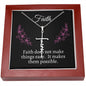 Faith Cross Necklace