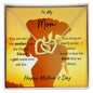 Happy Mother's Day Interlocking Hearts Necklace