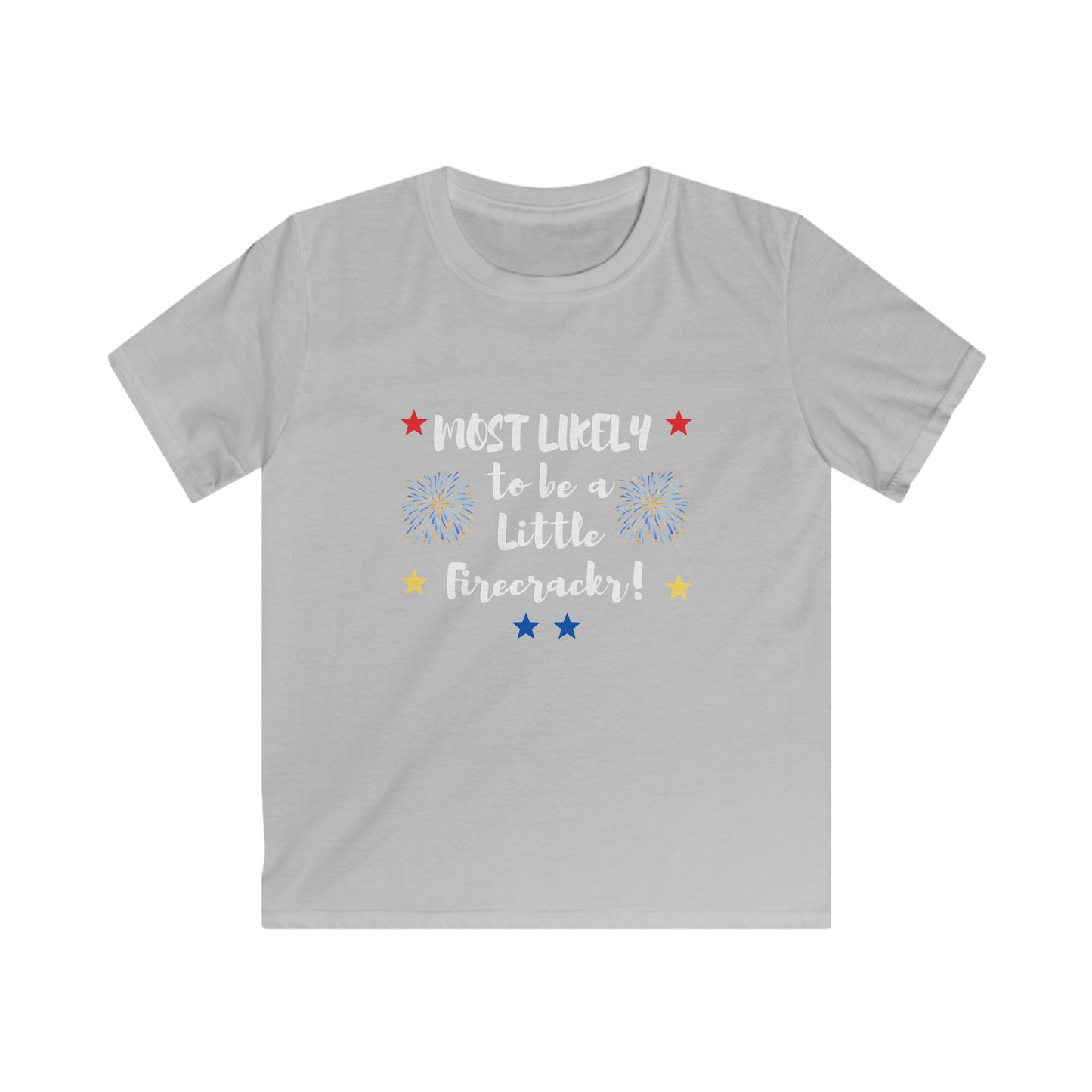 Kids Softstyle Tee 4th of July T-Shirt for That Special Little Firecracker in Your Life!