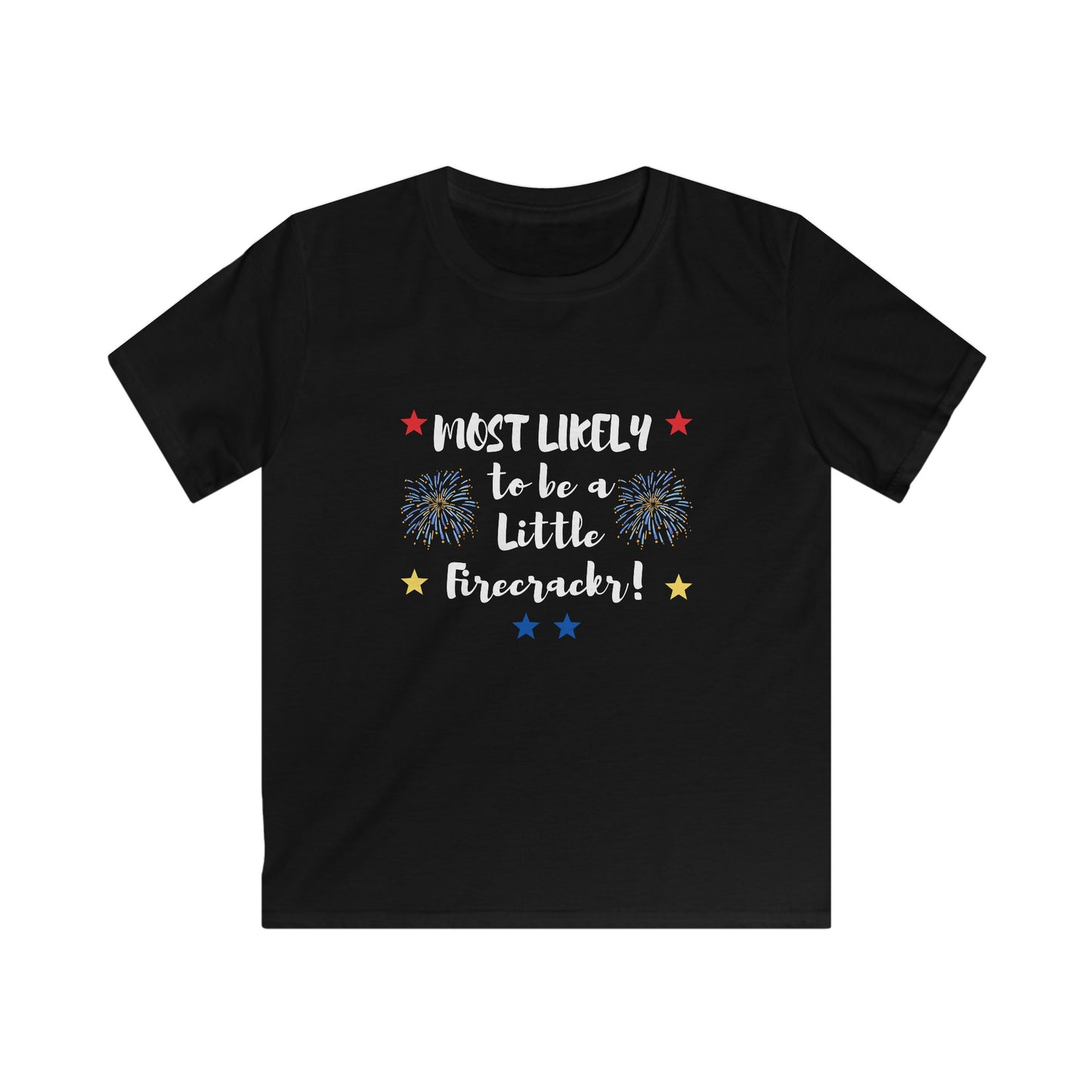 Kids Softstyle Tee 4th of July T-Shirt for That Special Little Firecracker in Your Life!