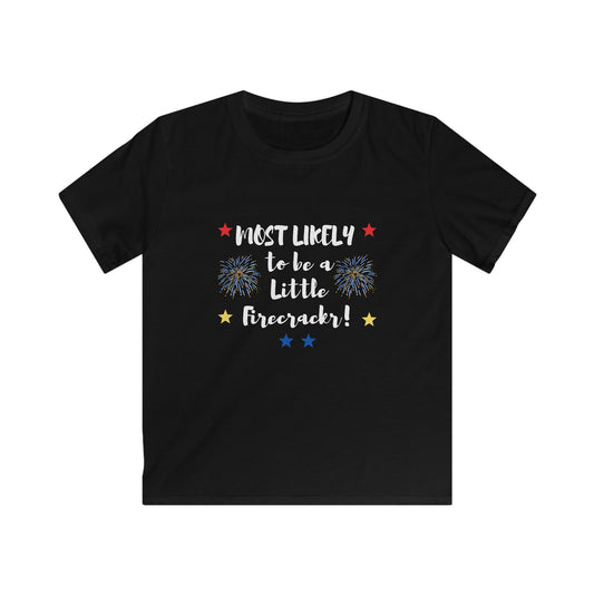 Kids Softstyle Tee 4th of July T-Shirt for That Special Little Firecracker in Your Life!