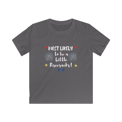 Kids Softstyle Tee 4th of July T-Shirt for That Special Little Firecracker in Your Life!