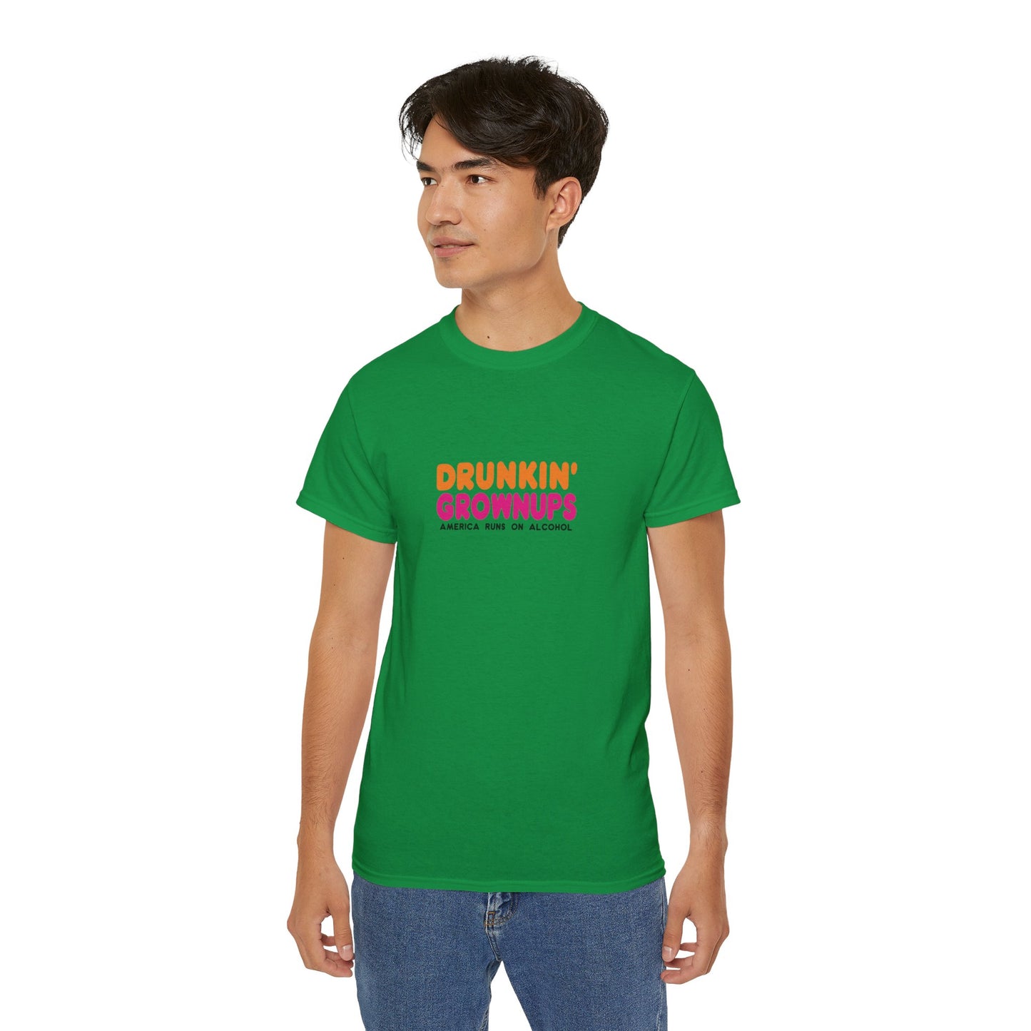 Unisex Ultra Cotton Tee - Drunkin Grownups T-Shirt