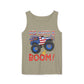 Unisex Garment-Dyed Tank Top - Red, White & Boom T-Shirt - Wear it on the 4th of July!