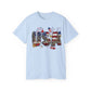 Unisex Ultra Cotton Tee - Celebrating the USA T-Shirt - Great for the 4th of July!