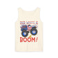 Unisex Garment-Dyed Tank Top - Red, White & Boom T-Shirt - Wear it on the 4th of July!