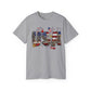 Unisex Ultra Cotton Tee - Celebrating the USA T-Shirt - Great for the 4th of July!