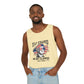 Unisex Garment-Dyed Tank Top - Stay Strapped T-Shirt - Great for the 4th of July!