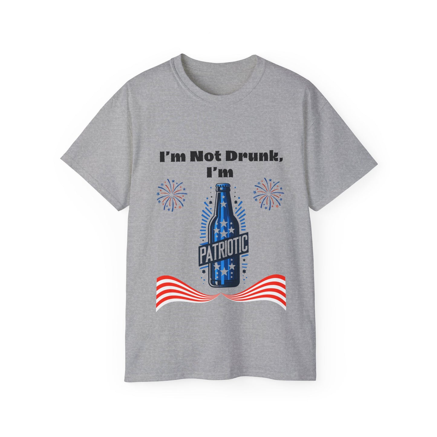 Unisex Ultra Cotton Tee - I'm Patriotic T-Shirt - Perfect for the 4th of July!