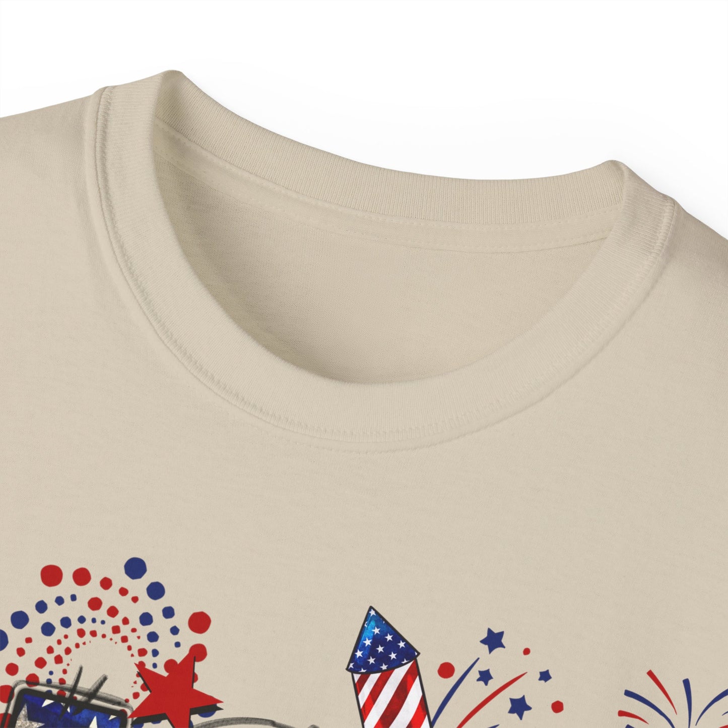 Unisex Ultra Cotton Tee - Celebrating the USA T-Shirt - Great for the 4th of July!