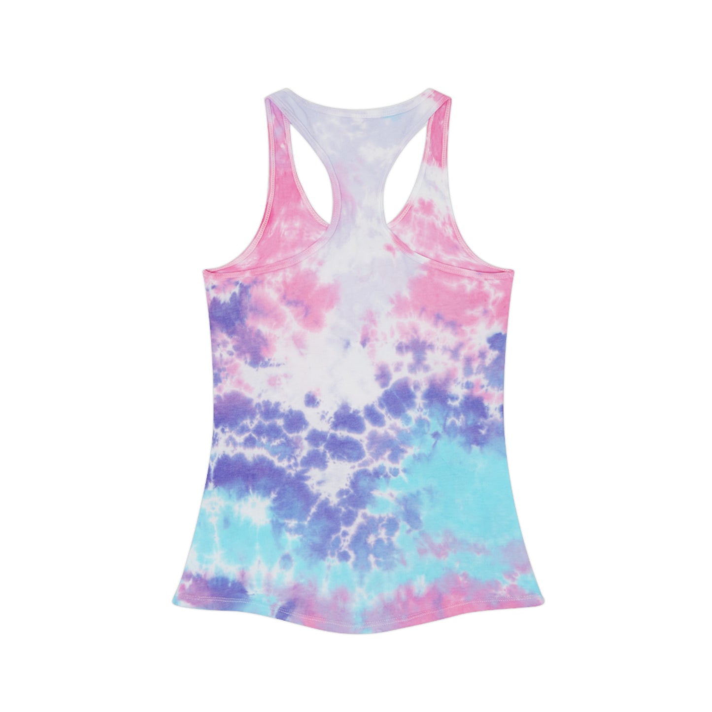 Tie Dye Racerback Tank Top - Womens Drink Happy Thoughts