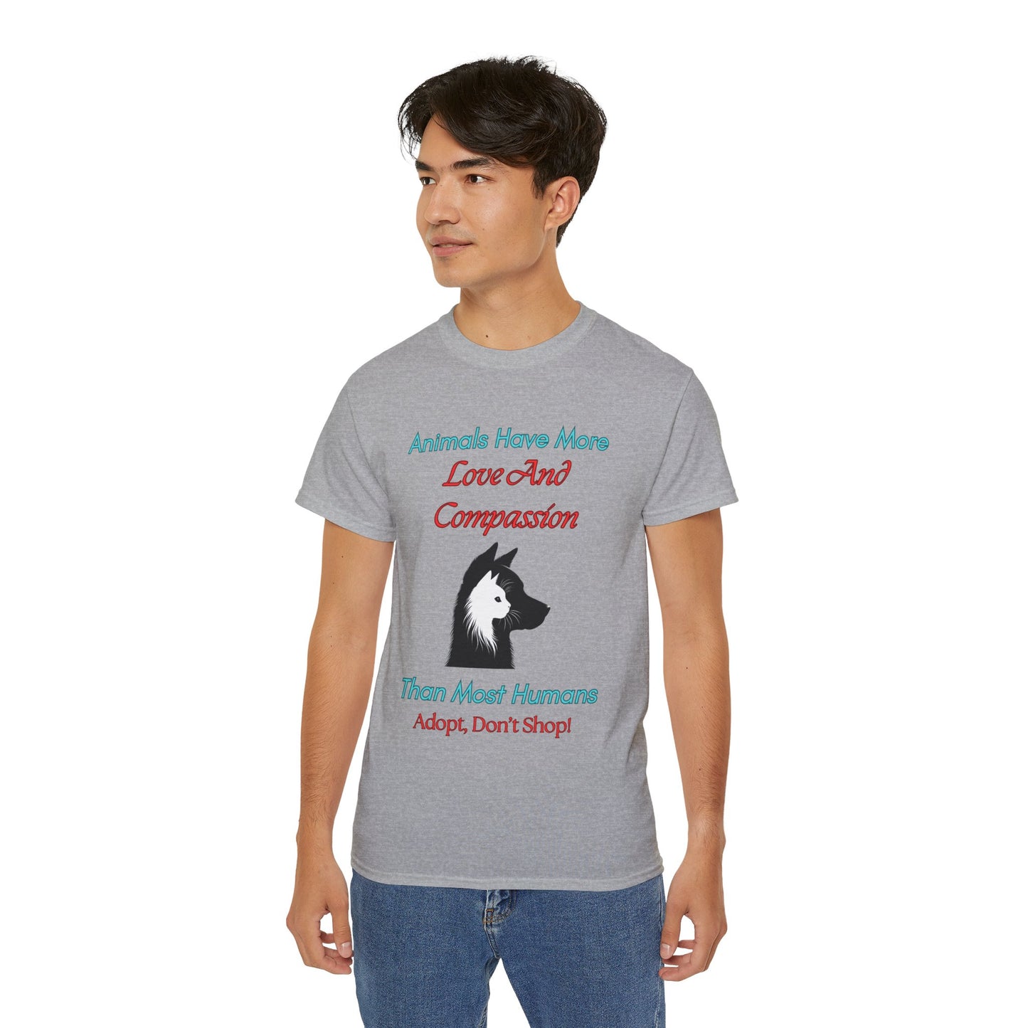 Unisex Ultra Cotton Tee - Animal Compassion Tee