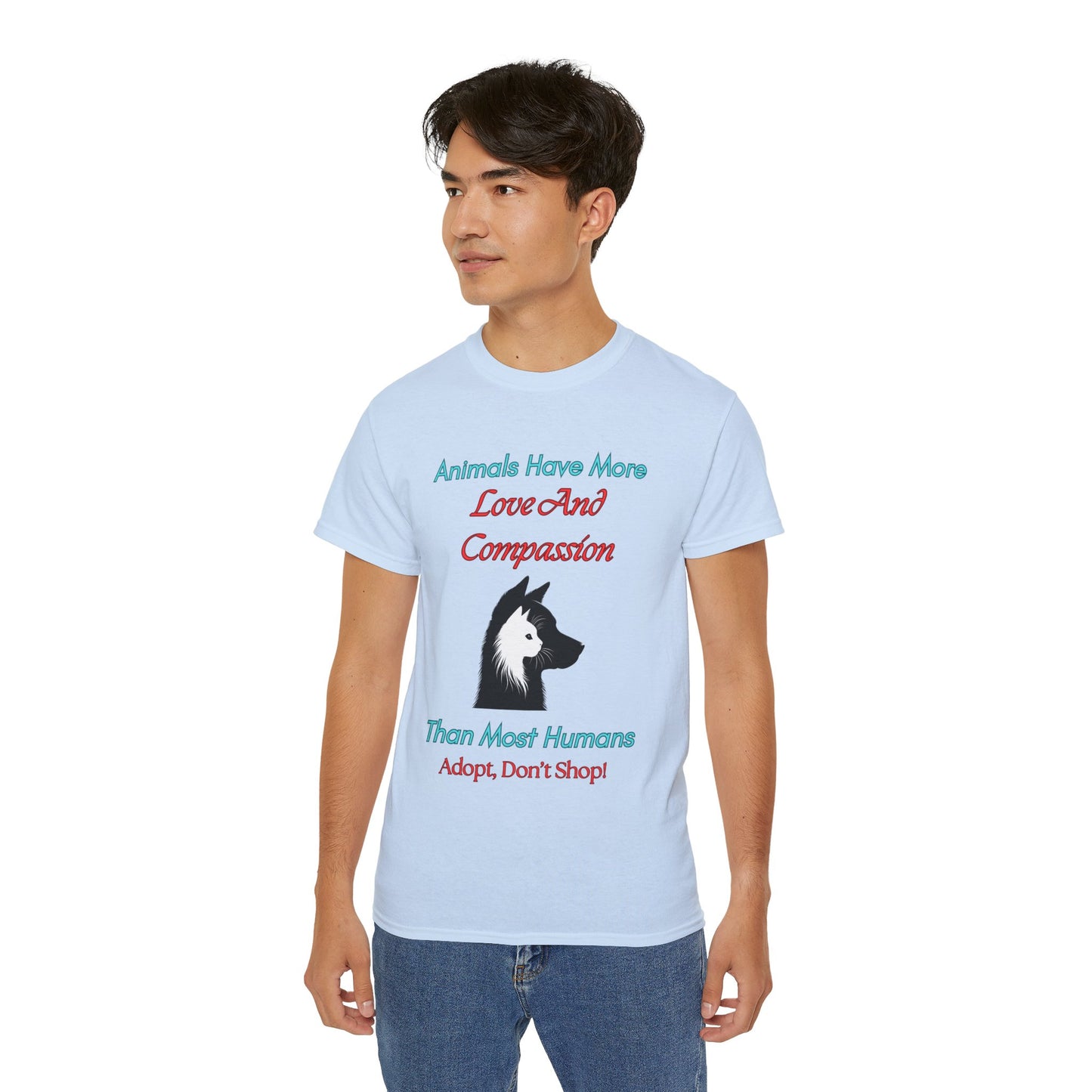 Unisex Ultra Cotton Tee - Animal Compassion Tee