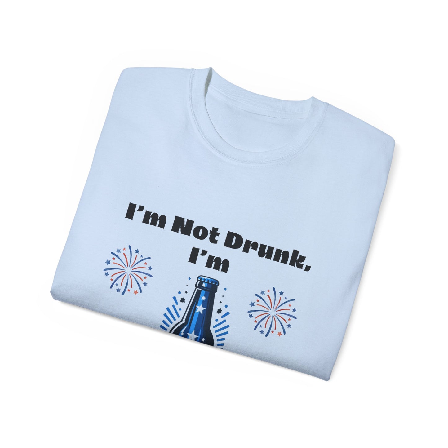 Unisex Ultra Cotton Tee - I'm Patriotic T-Shirt - Perfect for the 4th of July!