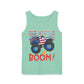 Unisex Garment-Dyed Tank Top - Red, White & Boom T-Shirt - Wear it on the 4th of July!