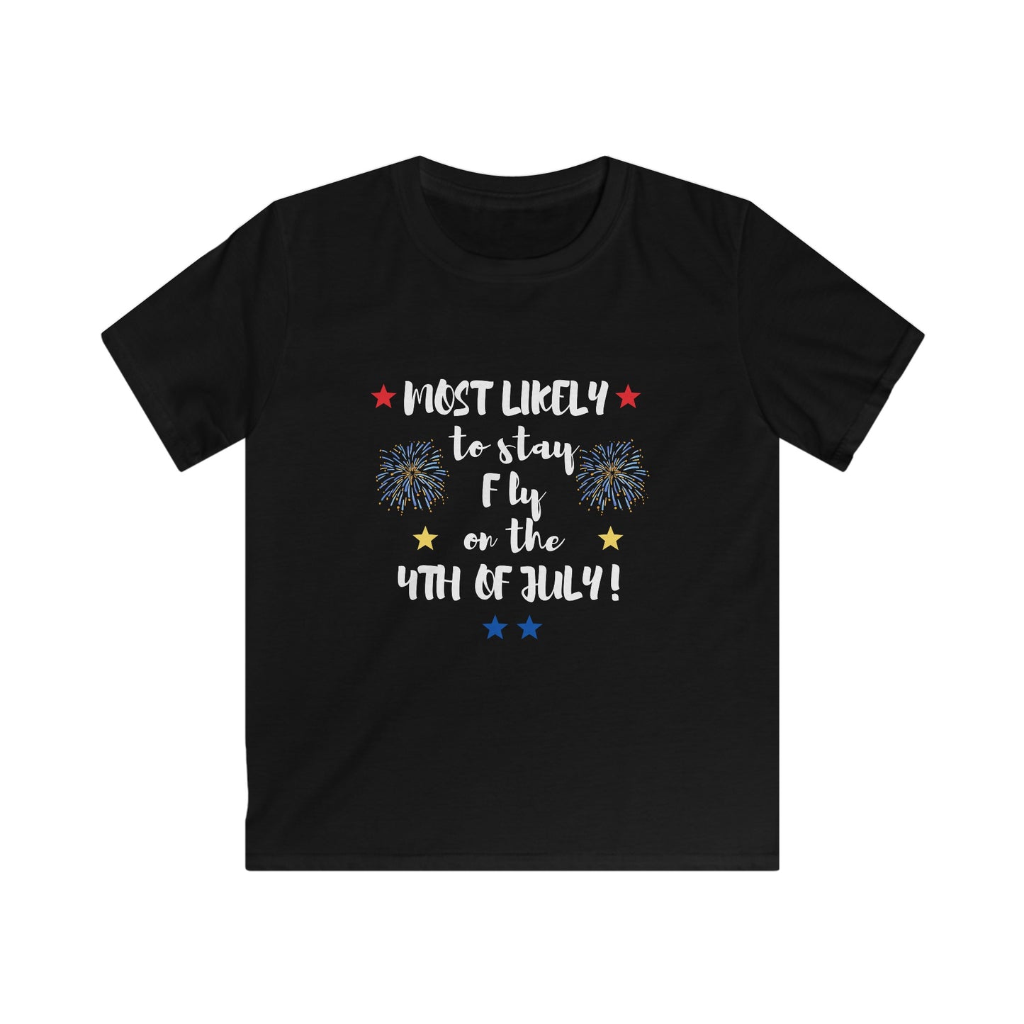 Kids Softstyle Tee - 4th of July T-Shirt for That Little Firecracker in Your Life!