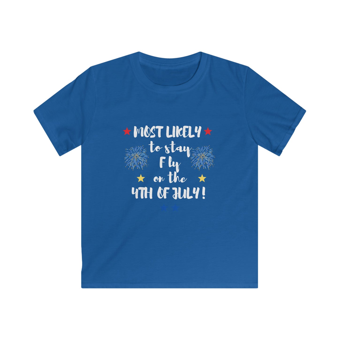 Kids Softstyle Tee - 4th of July T-Shirt for That Little Firecracker in Your Life!