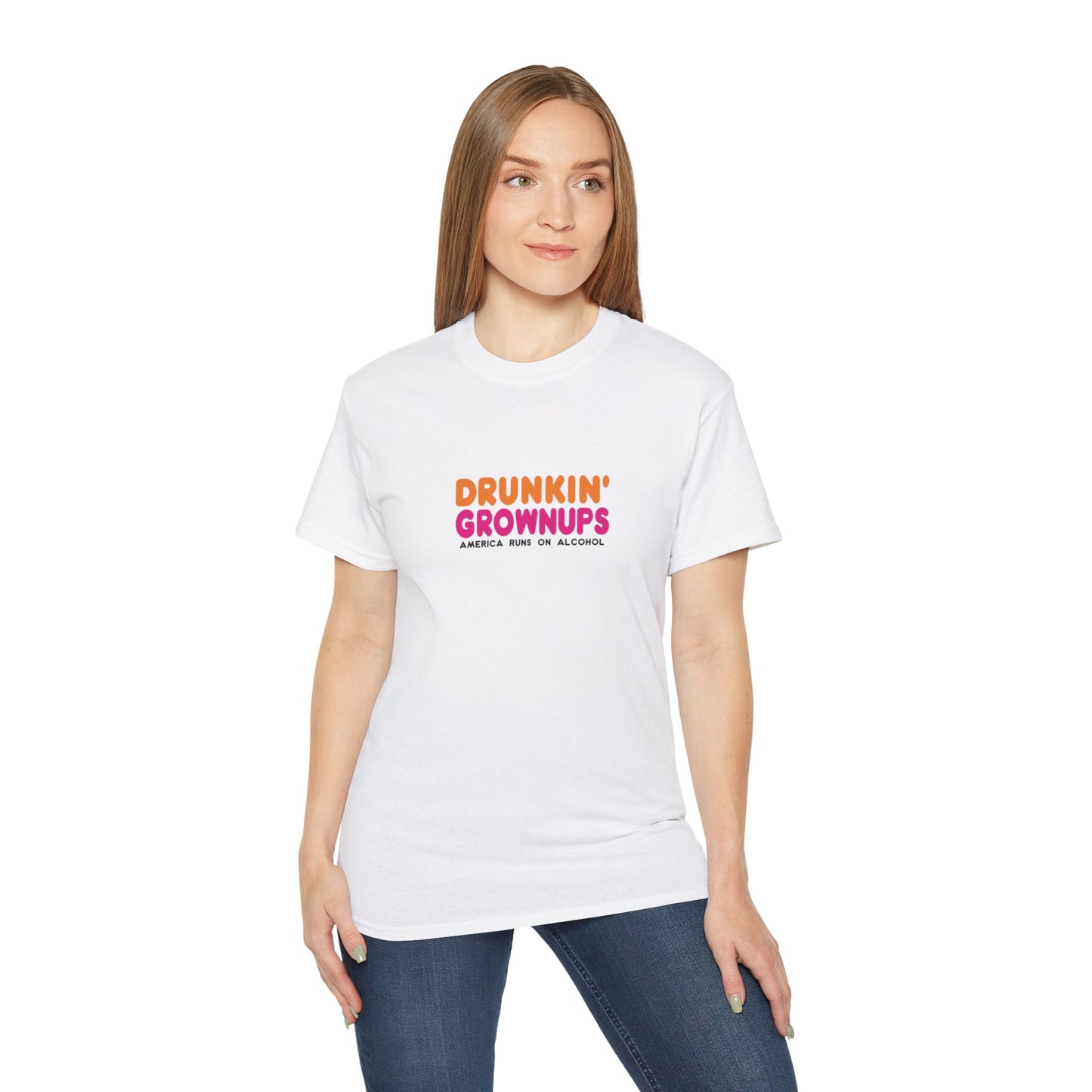 Unisex Ultra Cotton Tee - Drunkin Grownups T-Shirt