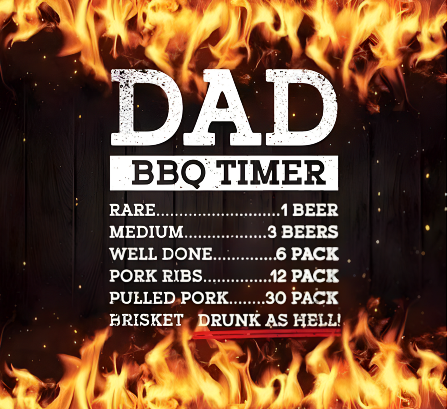 20 oz. Tumbler - BBQ Timer Tumbler - Great for Father's Day!