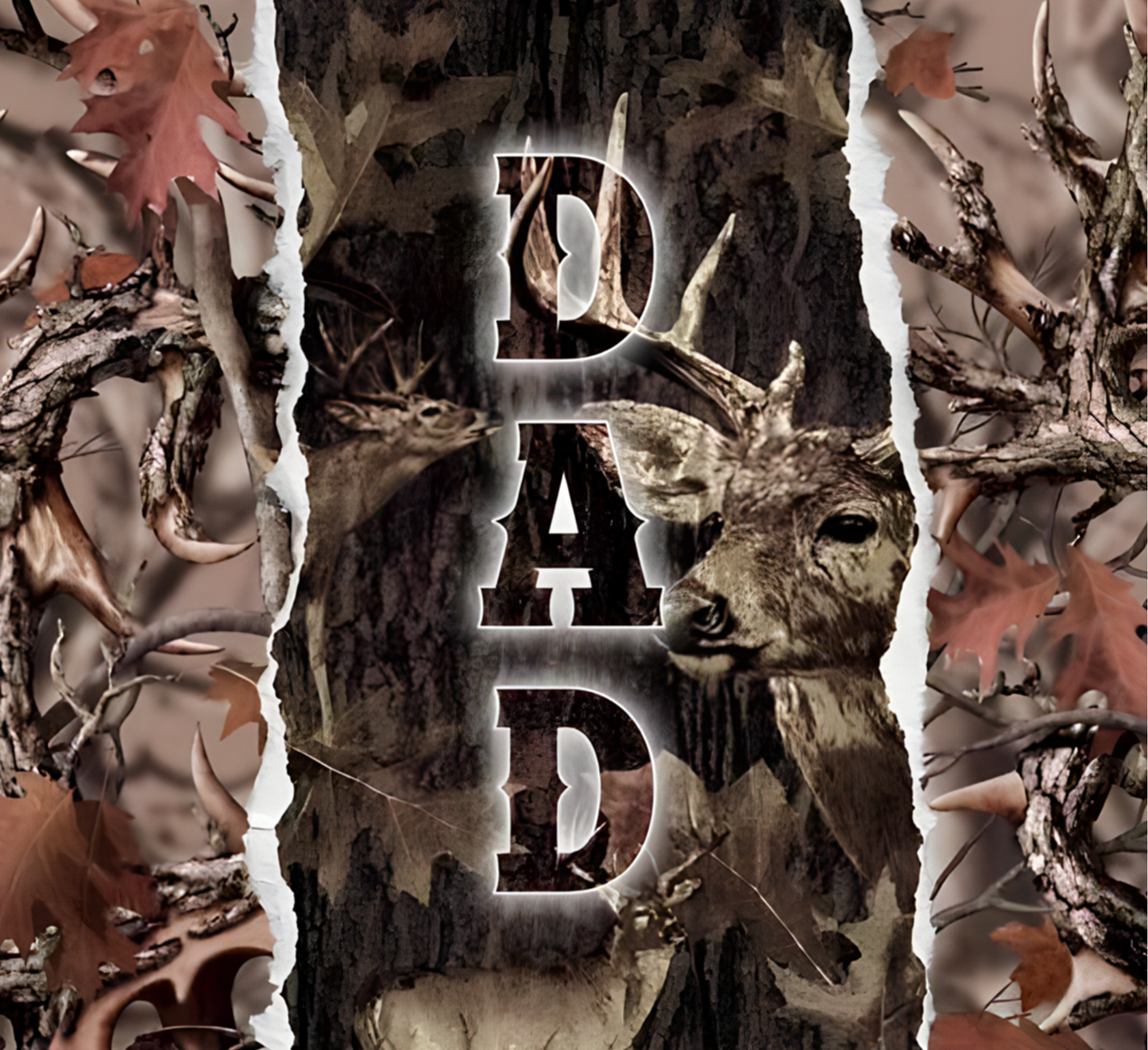 20 oz. Dad & Deer Camo Tumbler