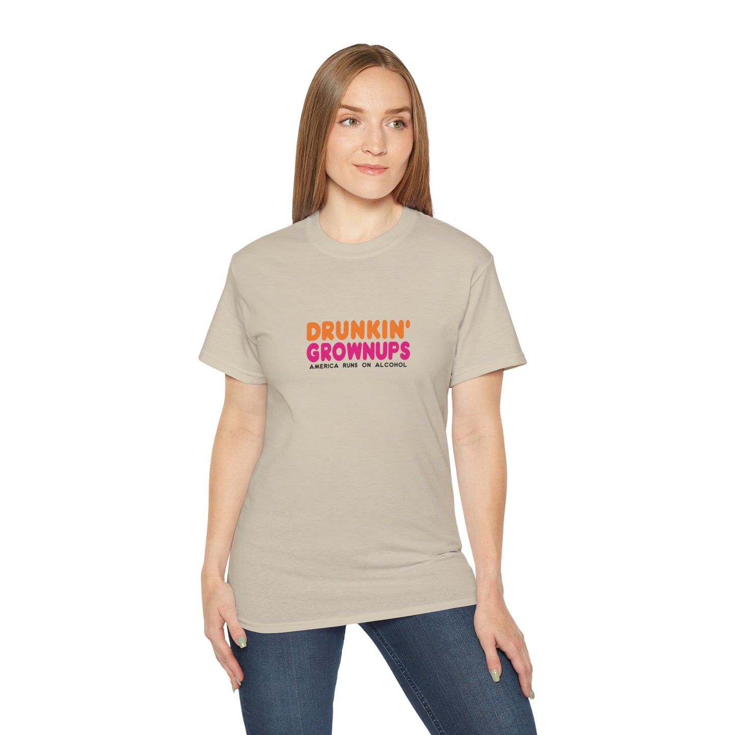 Unisex Ultra Cotton Tee - Drunkin Grownups T-Shirt