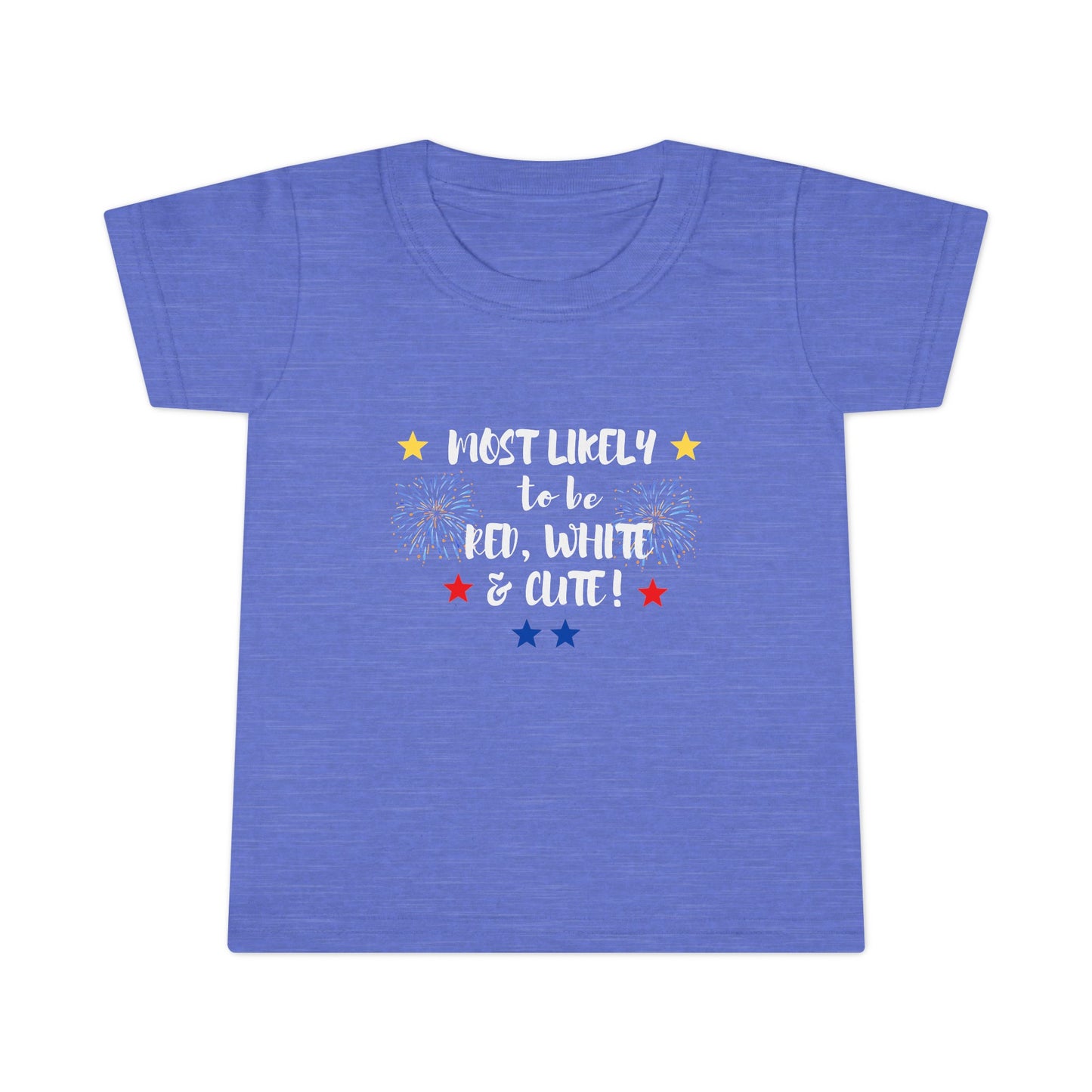 Toddler T-shirt - Red, White & Cute!  Perfect for the 4th of July!