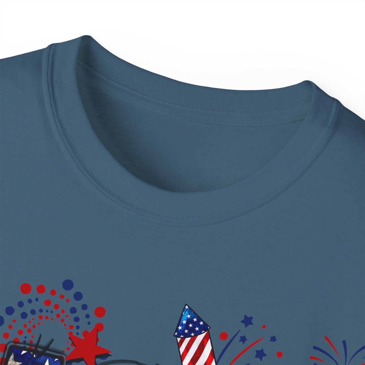 Unisex Ultra Cotton Tee - Celebrating the USA T-Shirt - Great for the 4th of July!