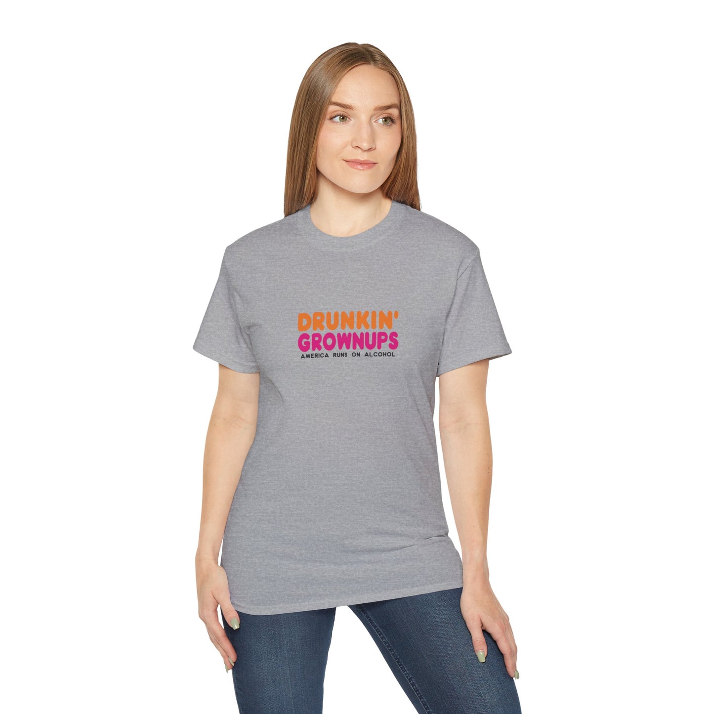 Unisex Ultra Cotton Tee - Drunkin Grownups T-Shirt