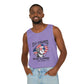 Unisex Garment-Dyed Tank Top - Stay Strapped T-Shirt - Great for the 4th of July!