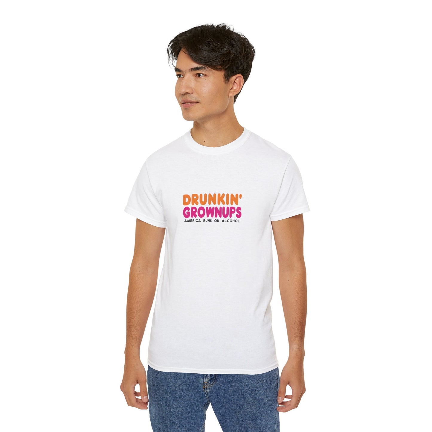 Unisex Ultra Cotton Tee - Drunkin Grownups T-Shirt