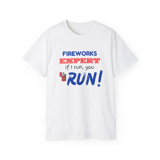 Unisex Ultra Cotton Tee - 4th of July Fireworks Expert T-Shirt