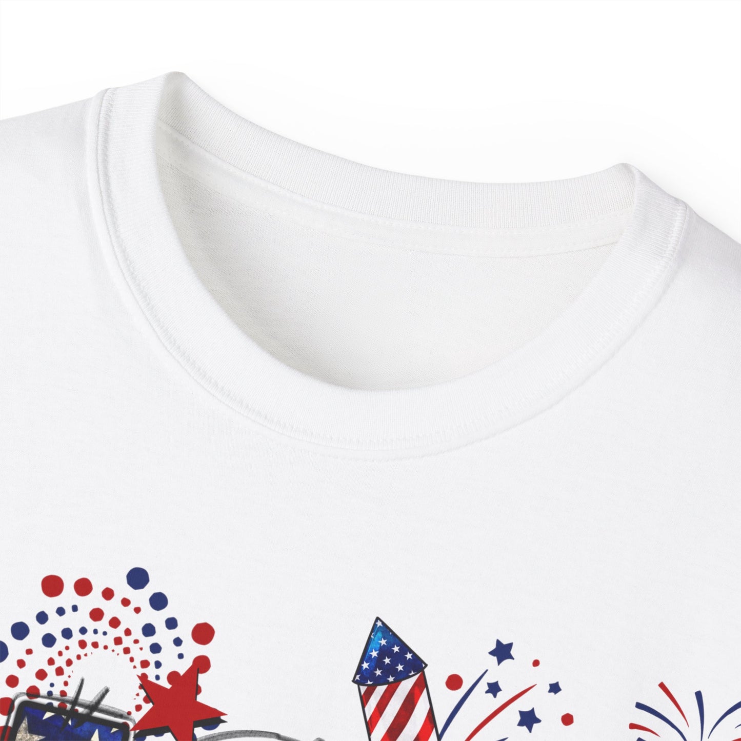 Unisex Ultra Cotton Tee - Celebrating the USA T-Shirt - Great for the 4th of July!