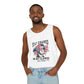 Unisex Garment-Dyed Tank Top - Stay Strapped T-Shirt - Great for the 4th of July!