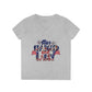 Ladies' V-Neck T-Shirt Star Spangled and Sassy