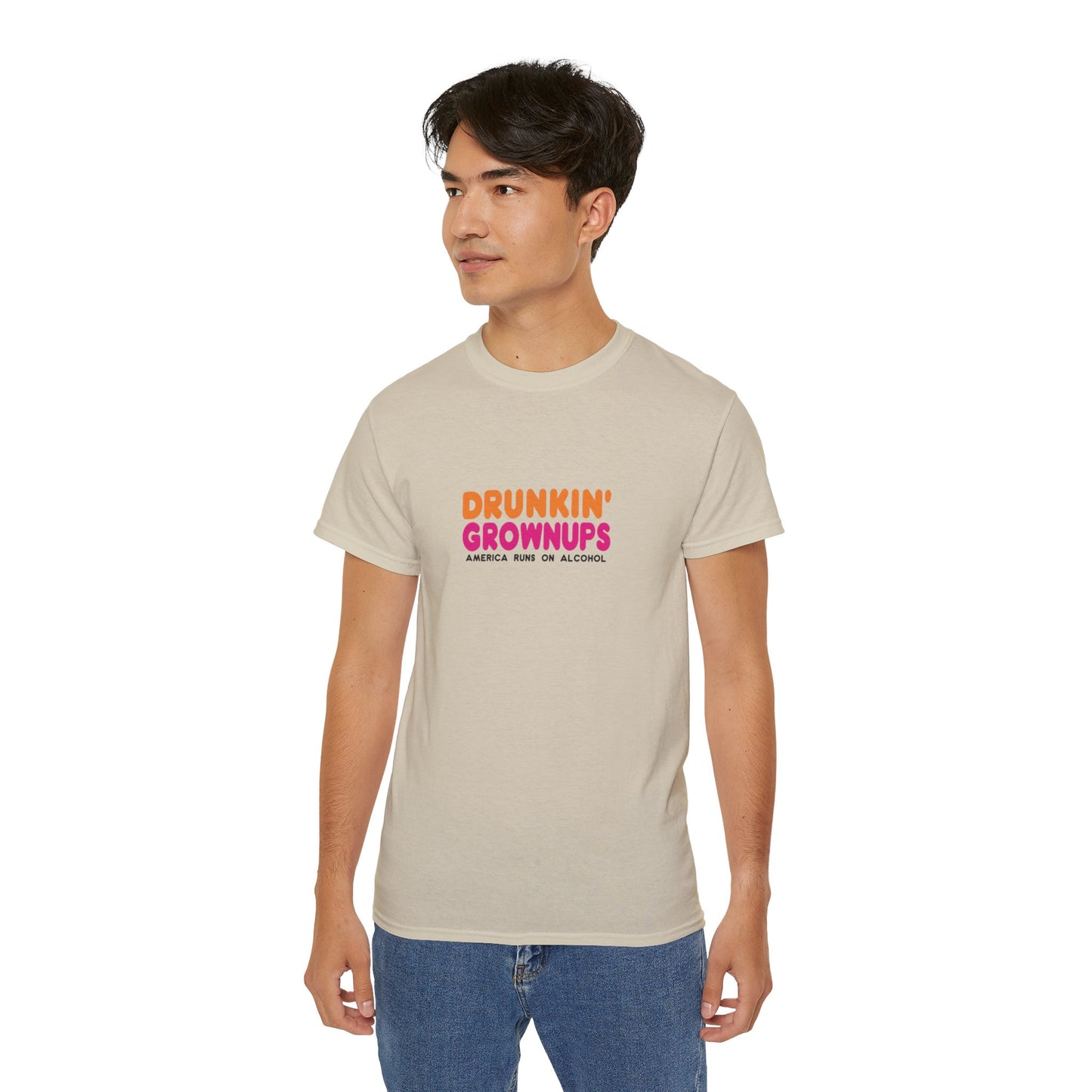 Unisex Ultra Cotton Tee - Drunkin Grownups T-Shirt