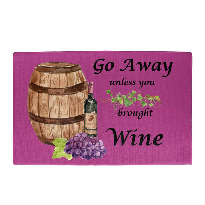 Wine Barrel Door Mat - Lovely Welcome to Your Front Door!