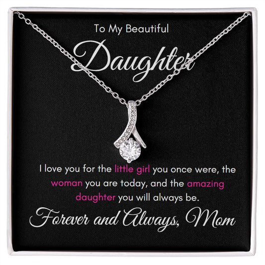 To My Beautiful Daughter - Alluring Beauty Necklace